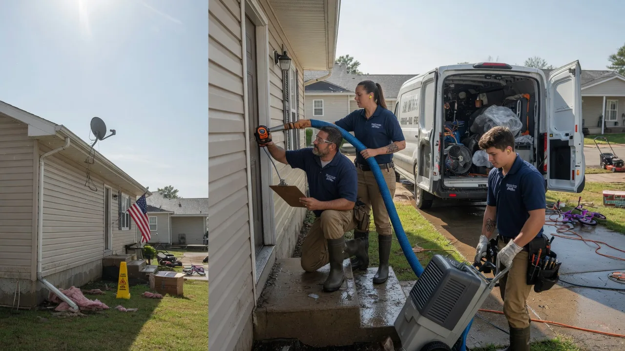 Ceiling Water Damage Restoration in Burlington, MI near me